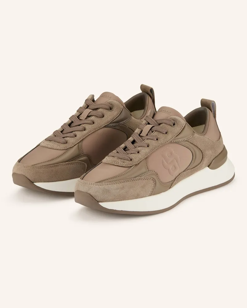 HUGO BOSS Sneaker ICON Hellbraun