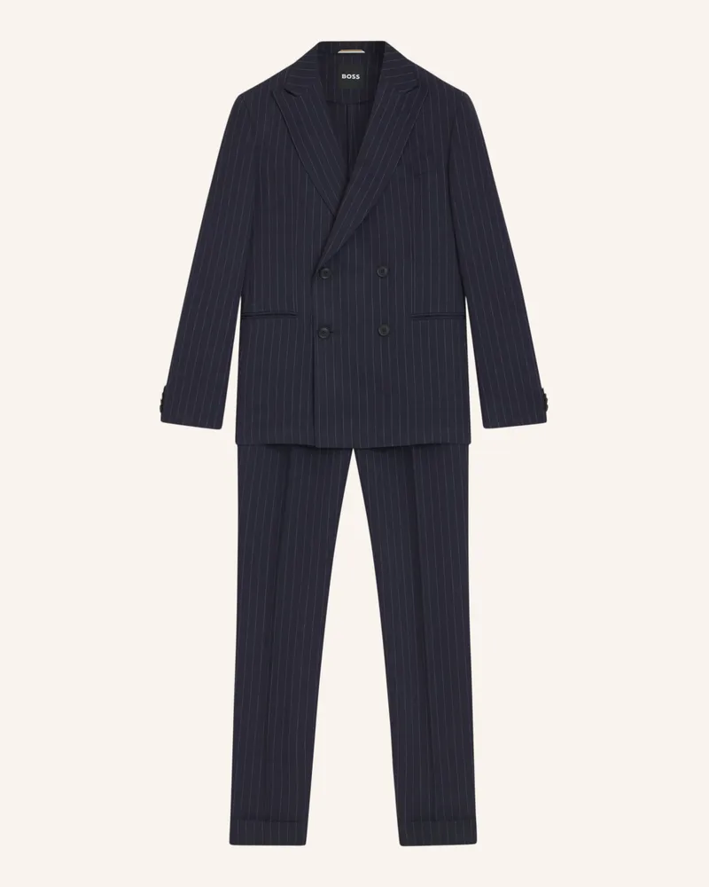 HUGO BOSS Business Anzug C-HUGE-2PCS-DB-252 Slim Fit Dunkelblau