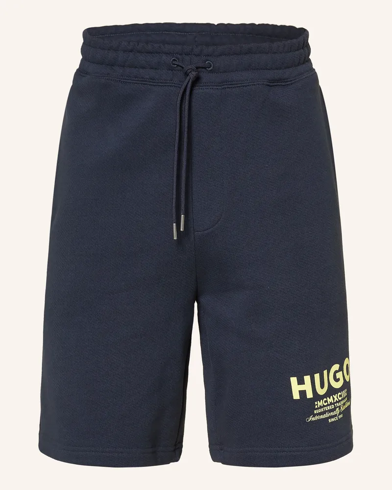 HUGO BOSS Sweatshorts Nomario blau Dunkelblau