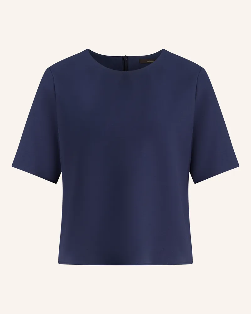 windsor. Bluse blau Dunkelblau
