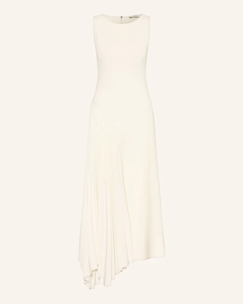 Ted Baker Strickkleid AZZINA im Materialmix mit Plissees Ecru
