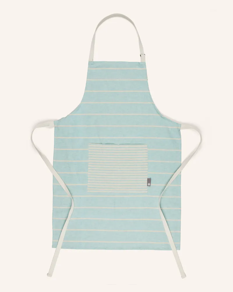Pichler Schürze TERRY mit Leinen Mint