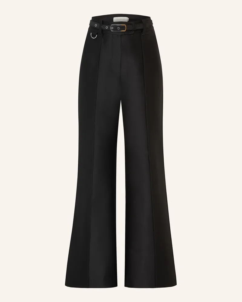 Zimmermann Marlenehose HYPNOTIC FLARE Schwarz