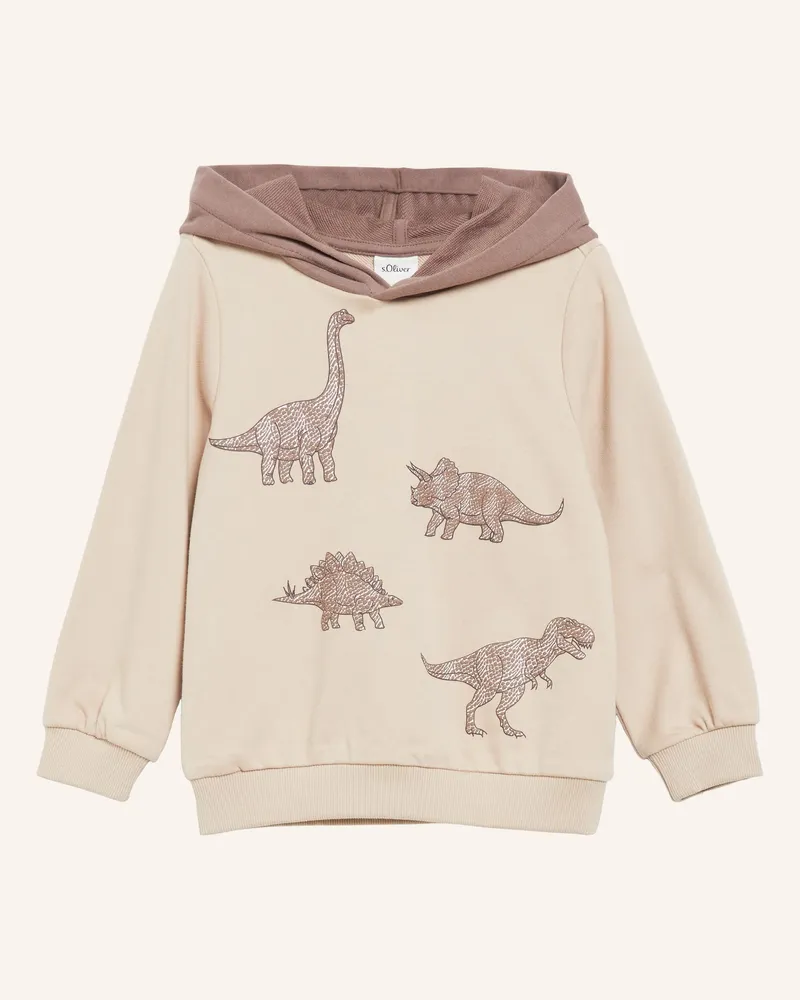 S.Oliver Hoodie beige Braun