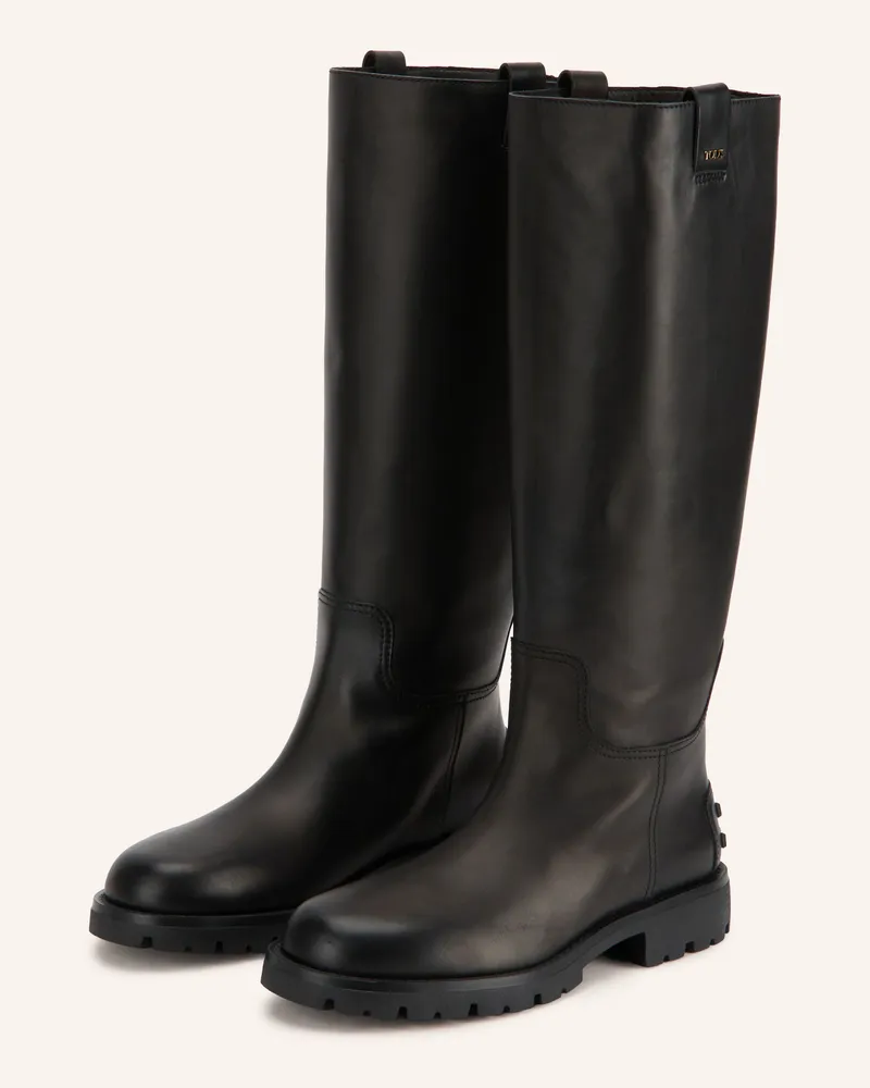 TOD'S Stiefel schwarz Schwarz