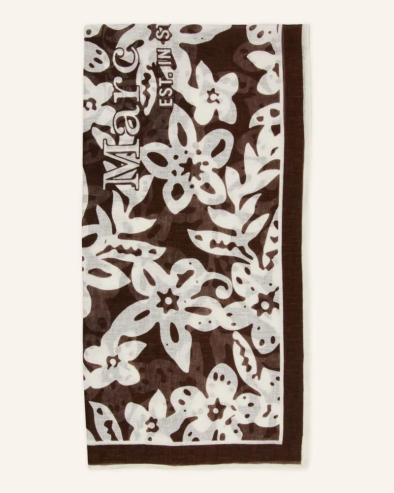 Marc O'Polo Leinenschal Dunkelbraun