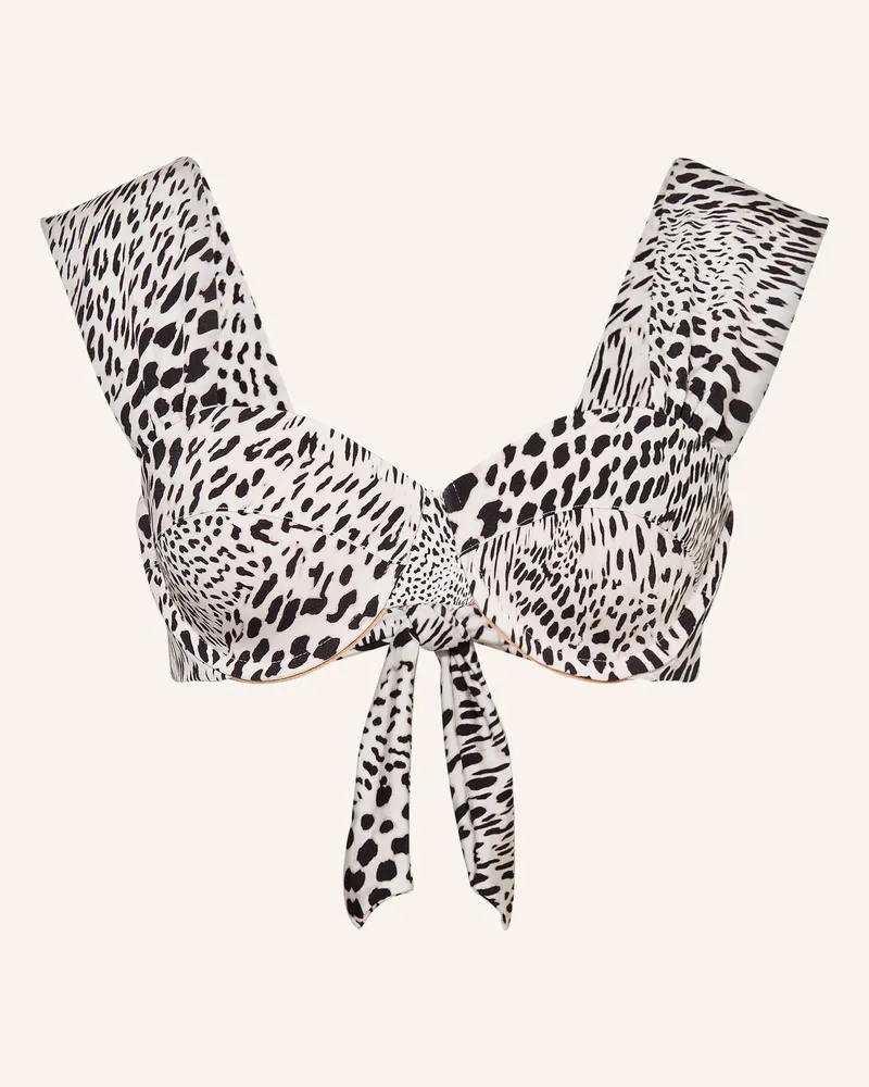 Evarae Bügel-Bikini-Top Audrey schwarz Weiss