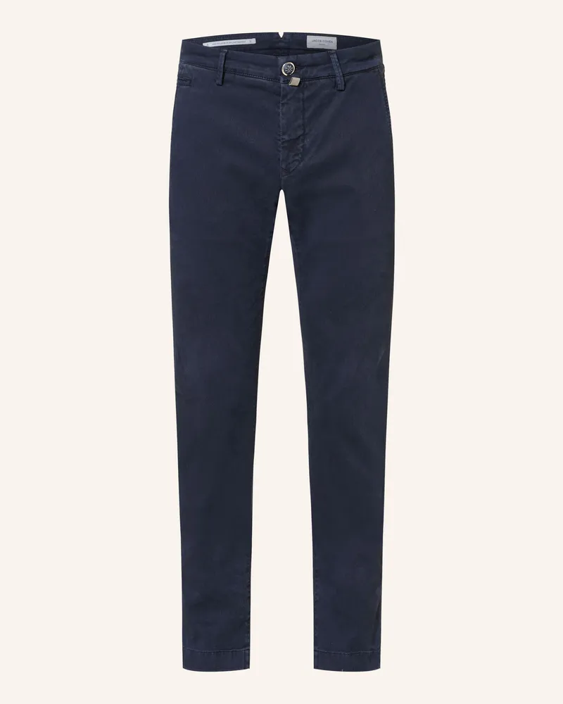 Jacob Cohën Chino Bobby Slim Fit blau Dunkelblau
