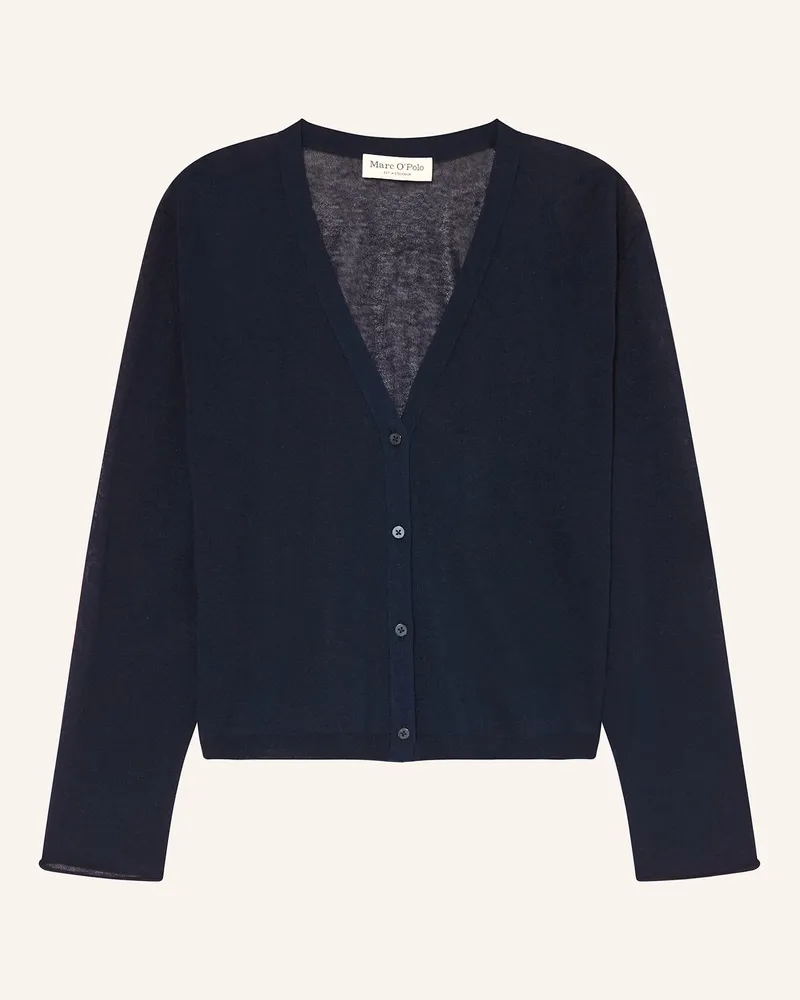Marc O'Polo Strickjacke Dunkelblau