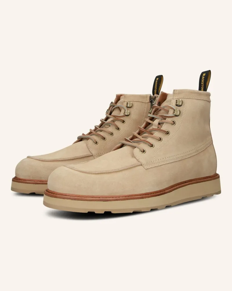 Blackstone Schnürboots beige Beige