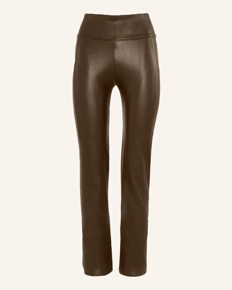 Wolford Hose Edie In Lederoptik braun Braun