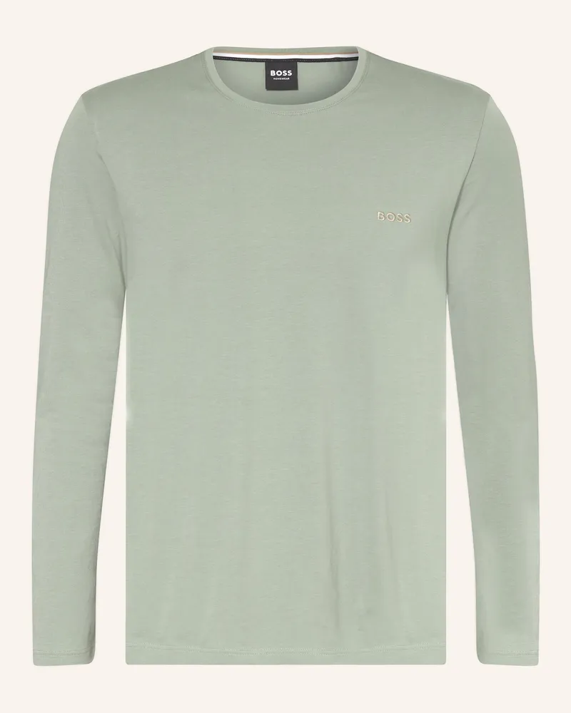 HUGO BOSS Schlafshirt MIX&MATCH Hellgrün