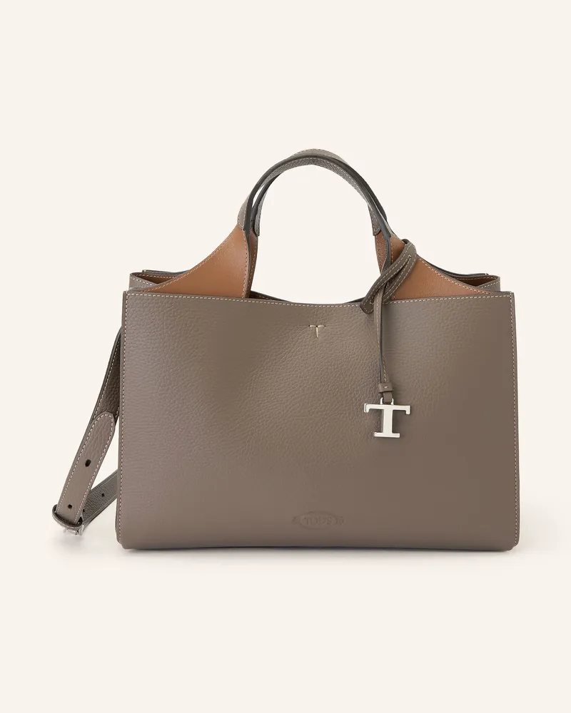 TOD'S Handtasche braun Taupe