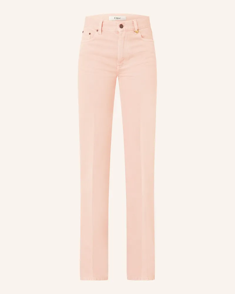 Chloé Straight Jeans rosa 6c2
