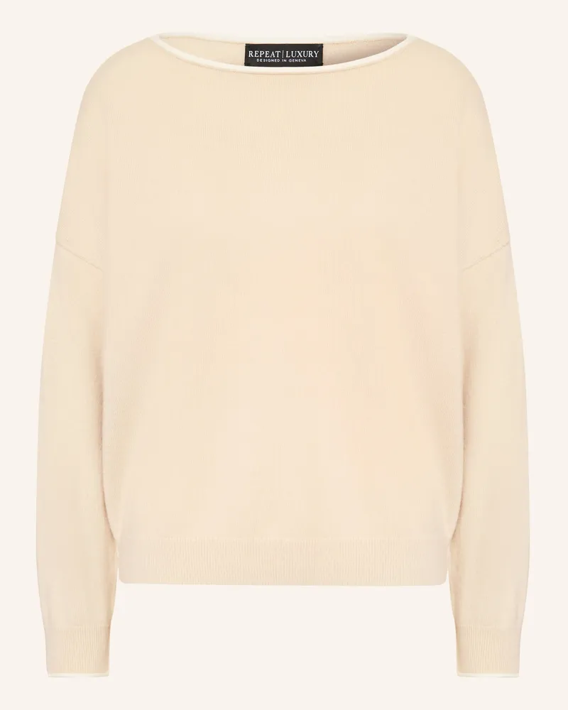 Repeat Cashmere-Pullover Beige