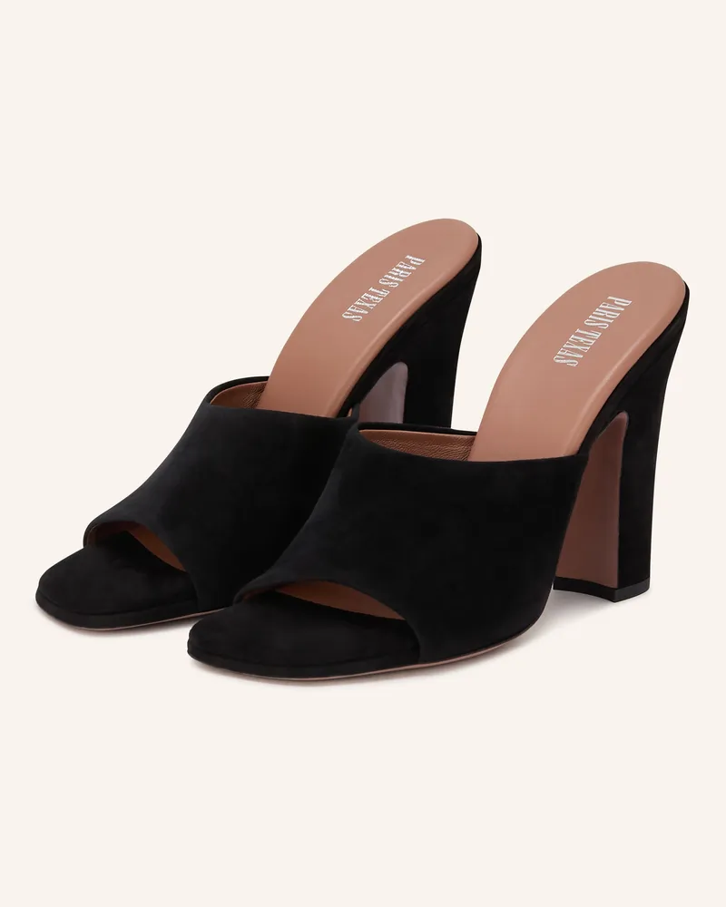 Paris Texas Mules AVA Schwarz