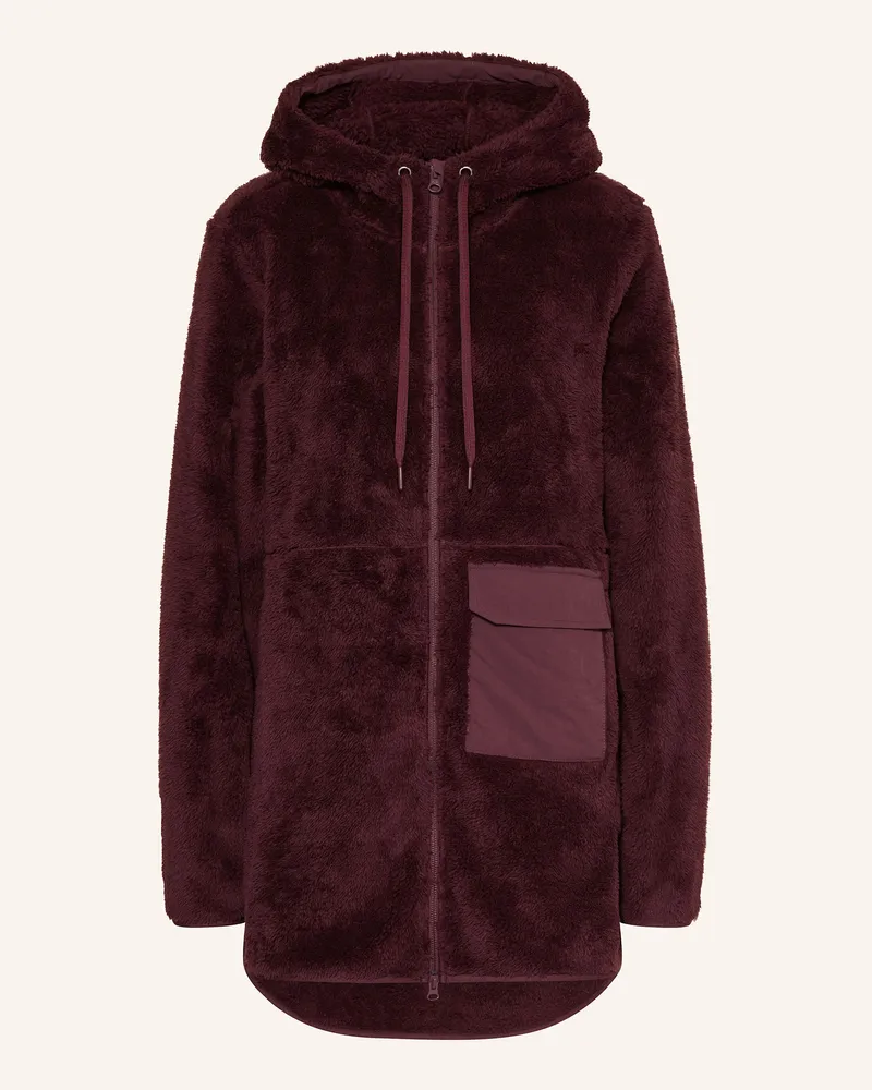 me°ru' Fleecejacke NUNAVUT Dunkellila