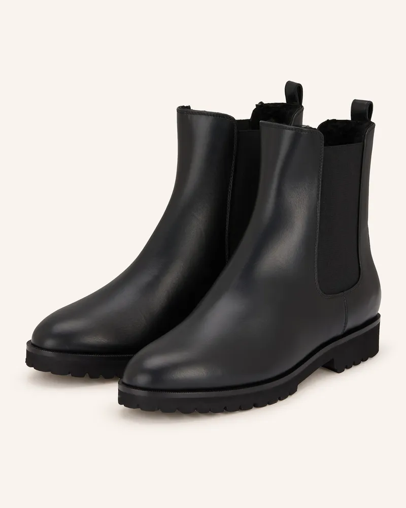 Unützer Chelsea-Boots schwarz Schwarz