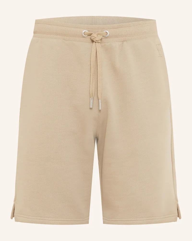 AMI Paris Sweatshorts Beige