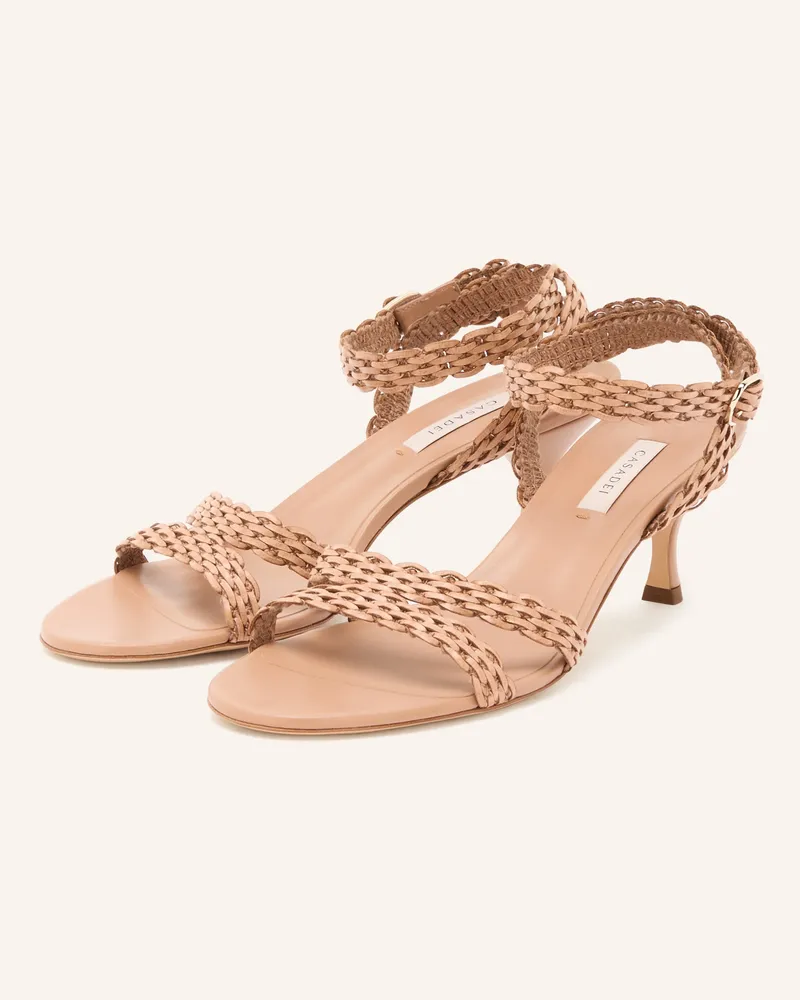 Casadei Sandaletten Julia braun Beige