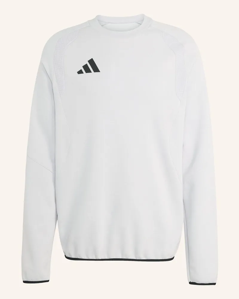 adidas Tiro Travel Sweatshirt, Rundhalsausschnitt grau Grau