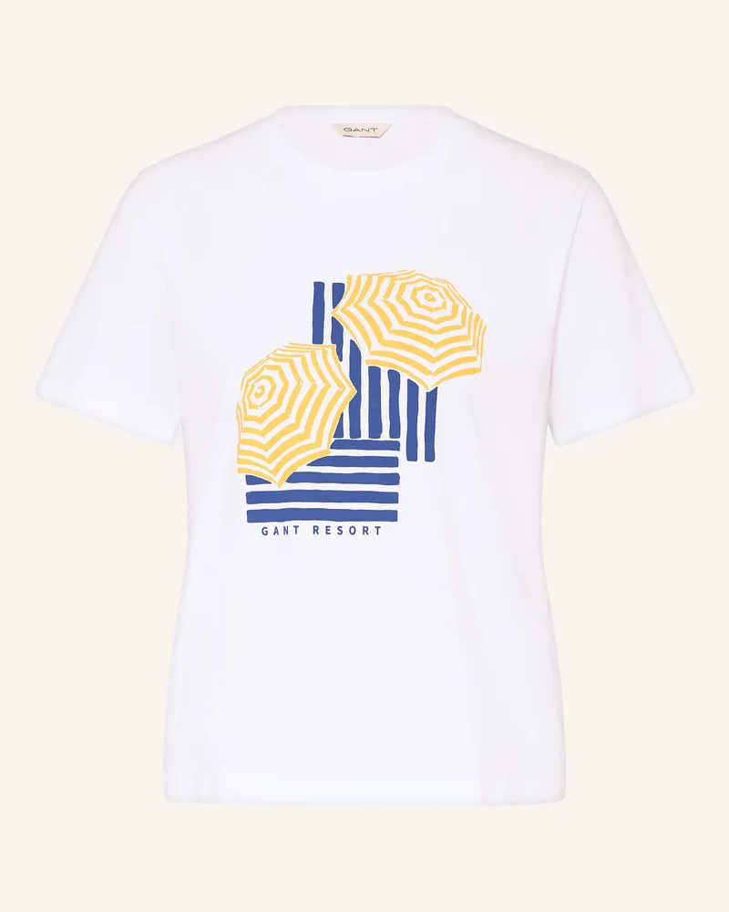 Gant T-Shirt Weiss