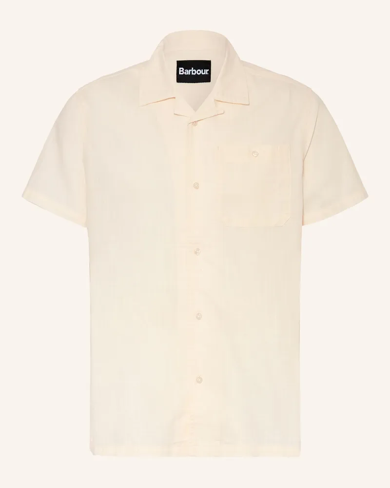 Barbour Resorthemd Parkvale Comfort Fit weiss Creme