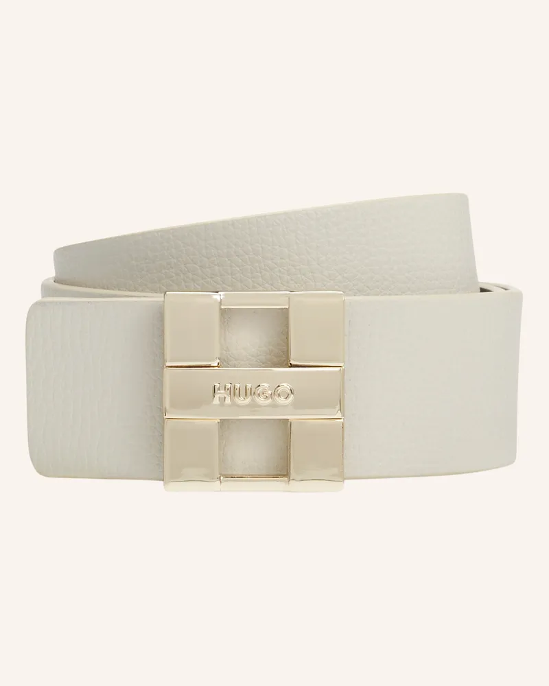 HUGO BOSS Gürtel beige Weiss