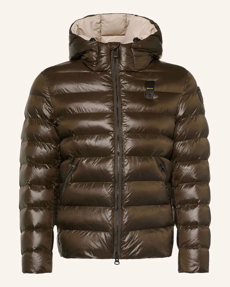 Blauer Steppjacke Adams gruen Dunkelgrün