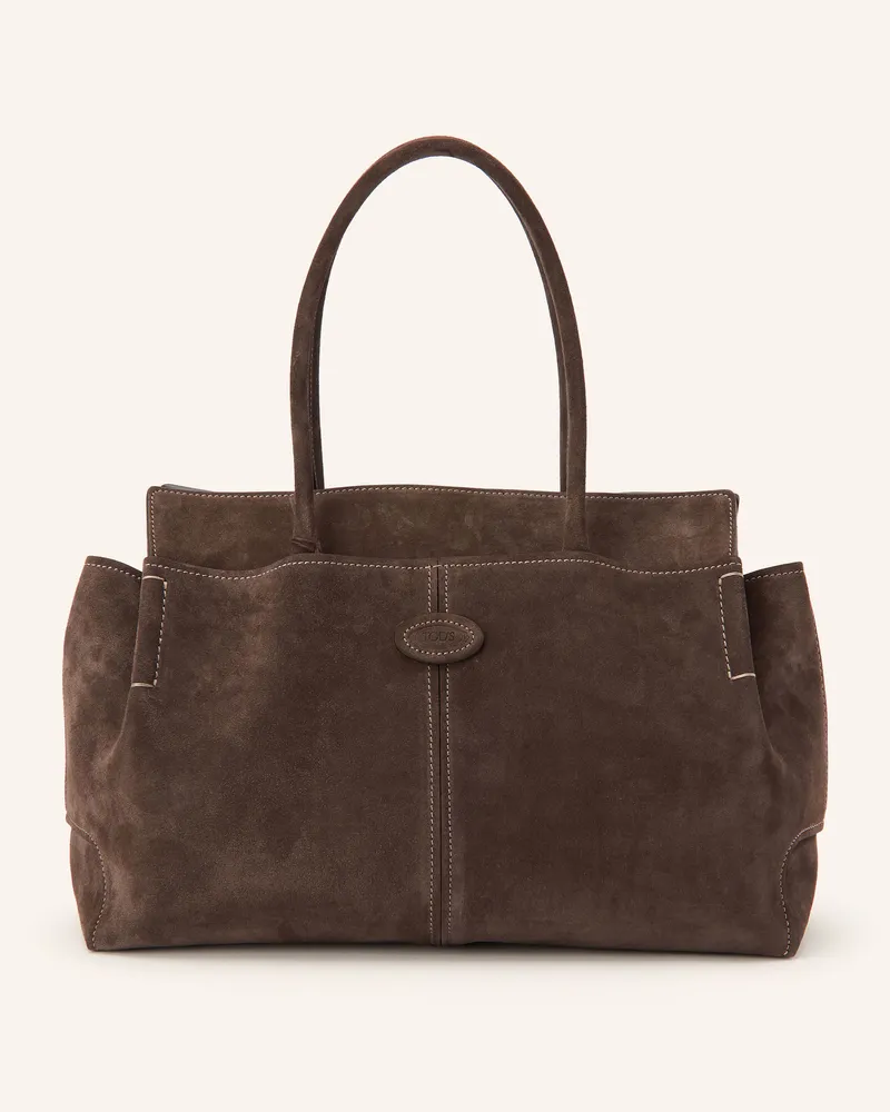TOD'S Shopper Medium braun Dunkelbraun