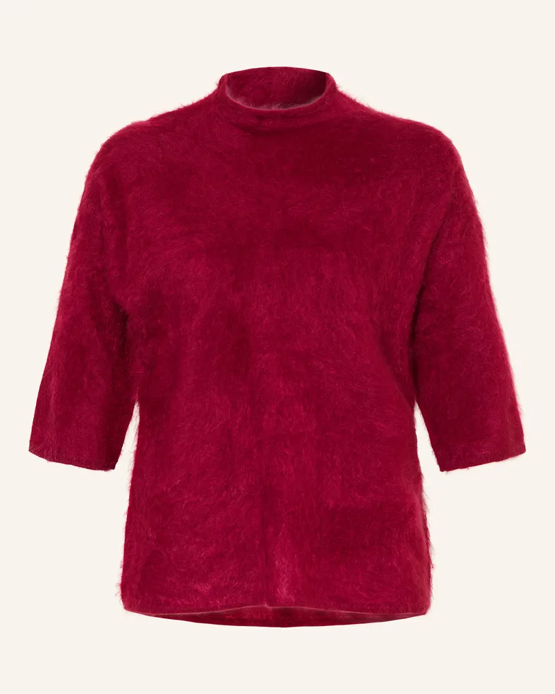 Mrs & HUGS Cashmere-Pullover Mit 3/4-Arm rot Dunkelrot