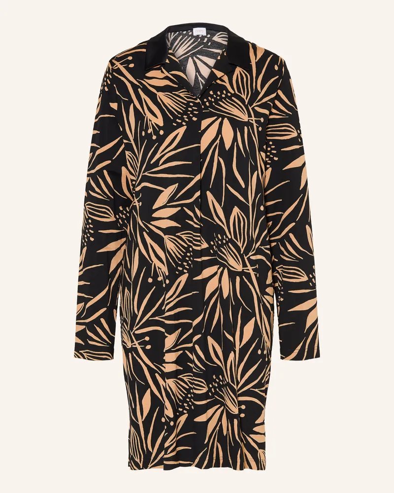 Mey Nachthemd Serie Vivid Bloom schwarz Schwarz