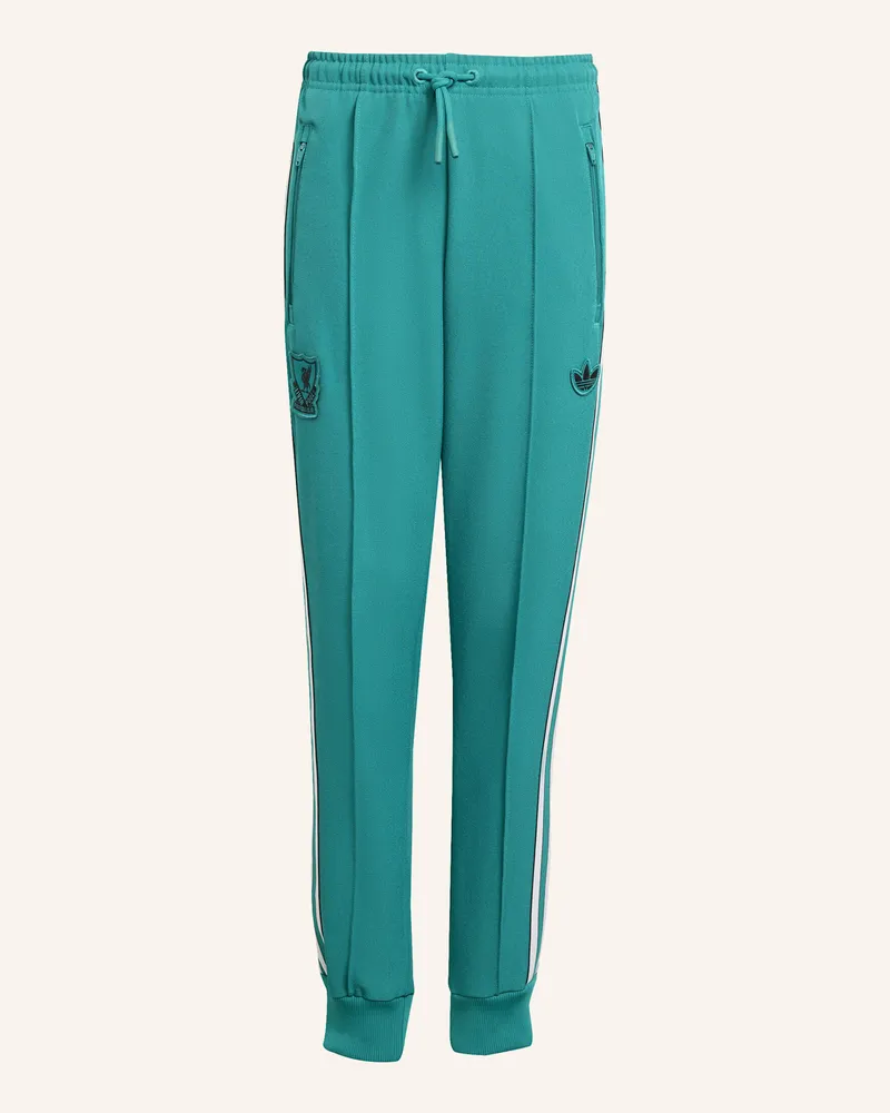 adidas Liverpool Fc Terrace Icons Kids Trainingshose gruen Grün