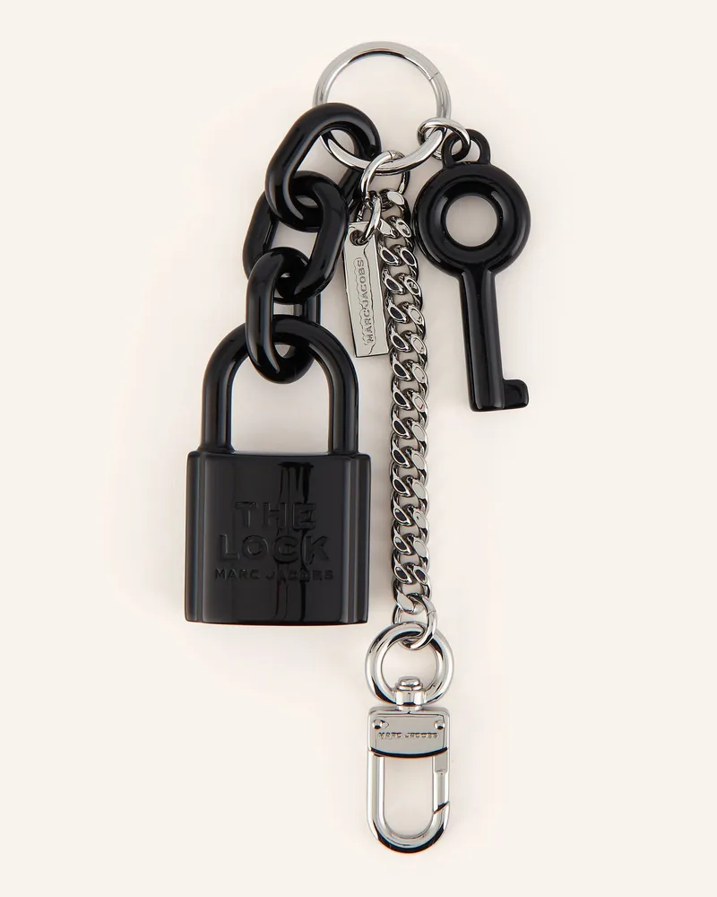 Marc Jacobs Taschenanhänger THE LOCK CHARM CHAIN Schwarz