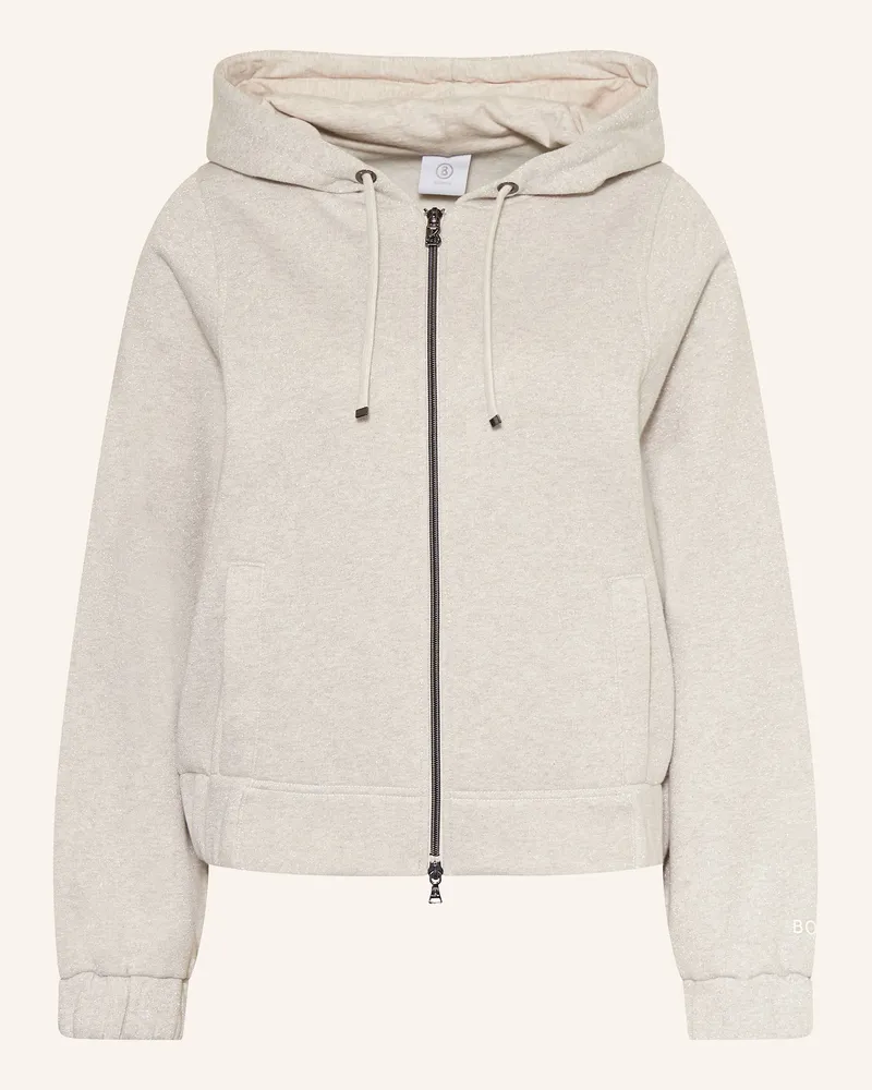Bogner Sweatjacke TALLI-1 mit Glitzergarn Taupe