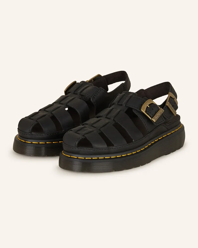 Dr.Martens Plateau-Sandalen WRENLIE Schwarz
