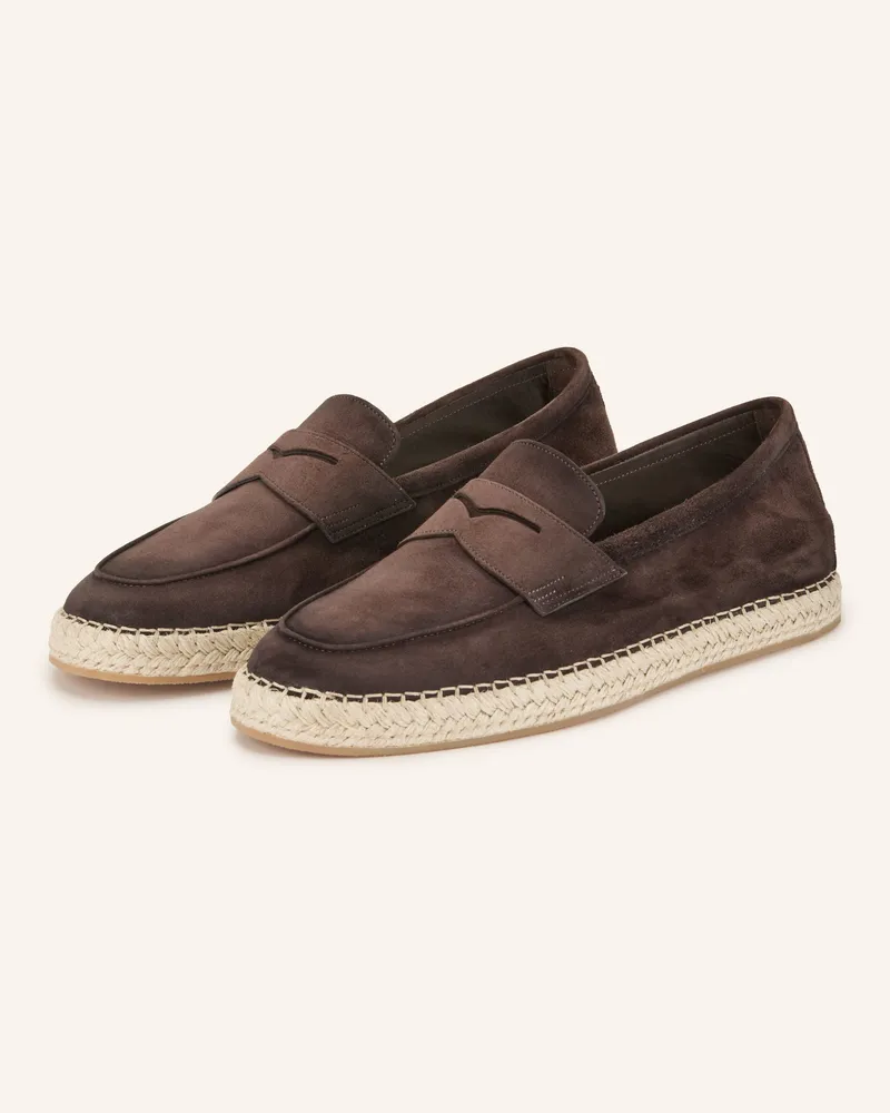 Santoni Espadrilles Carlo braun Dunkelbraun