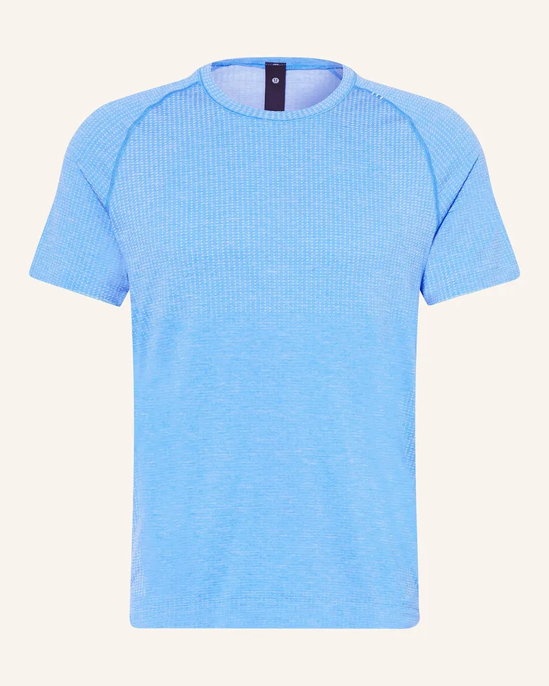 LULULEMON T-Shirt METAL VENT TECH SHORT SLEEVE 3.0 Blau