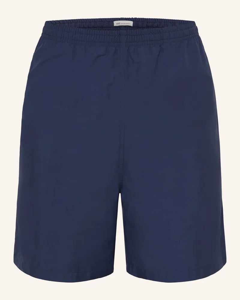 AMI Paris Badeshorts blau Dunkelblau
