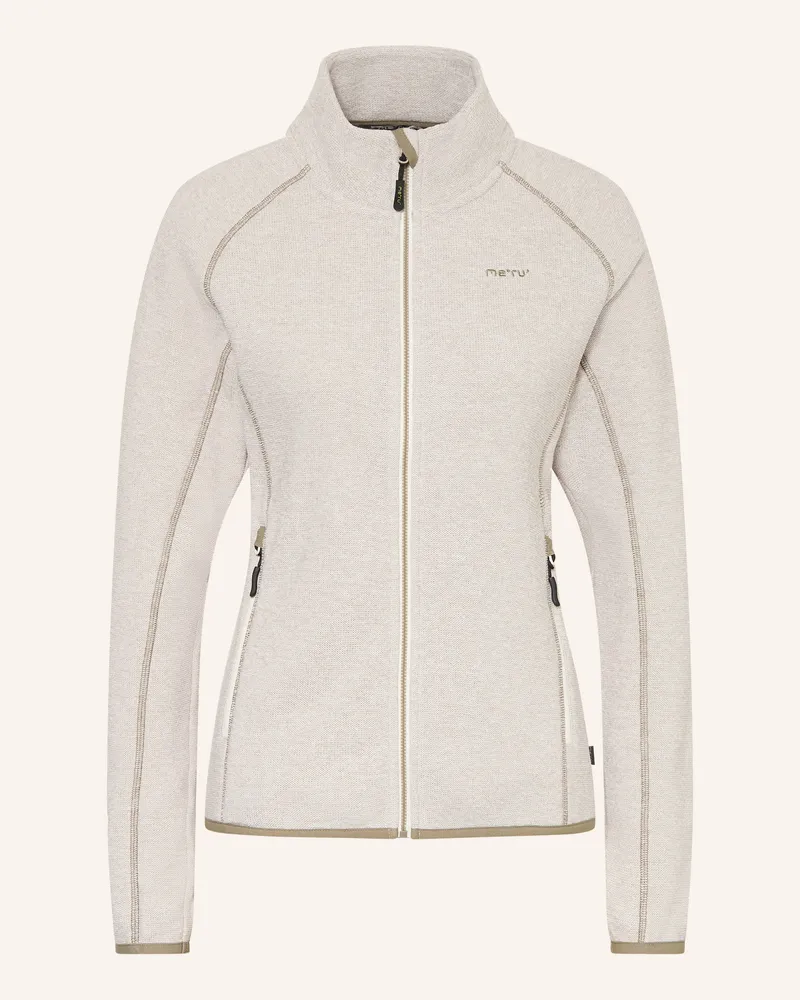 me°ru' Fleecejacke Horta gruen Creme