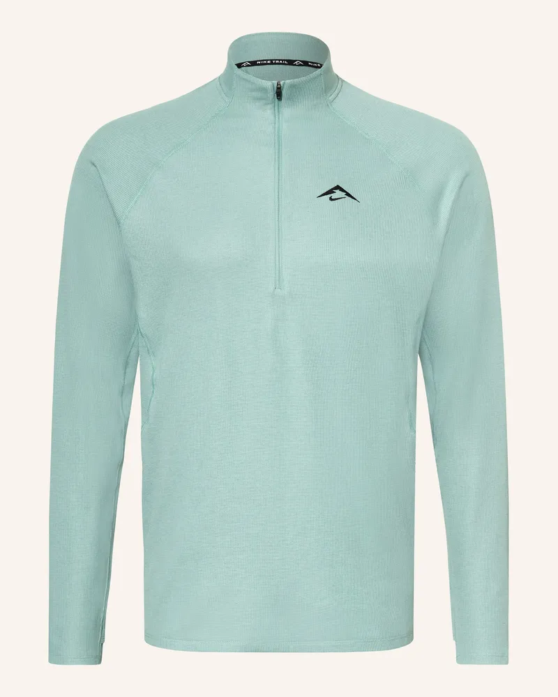 Nike Piqué-Laufshirt Trail gruen Mint
