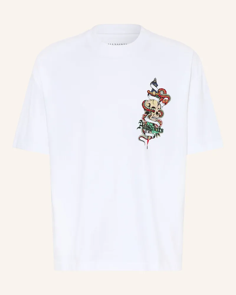 AllSaints T-Shirt Blade weiss Weiss