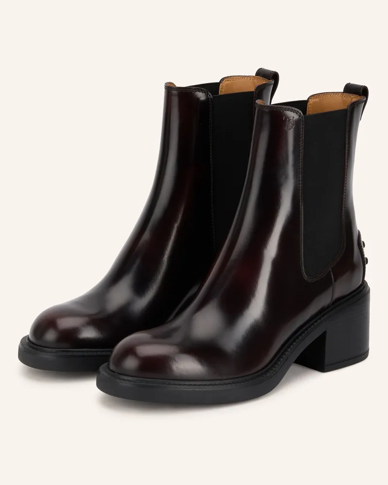 TOD'S Chelsea-Boots schwarz Schwarz