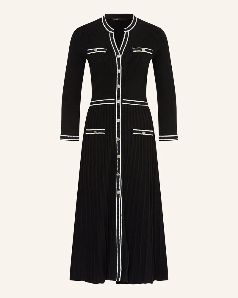 Maje Strickkleid Schwarz