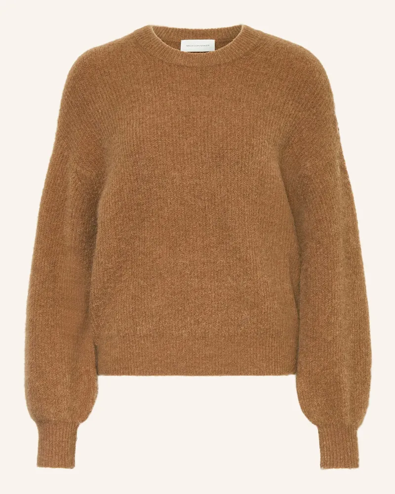 MOSS COPENHAGEN Pullover Mschgustel Hope braun Camel