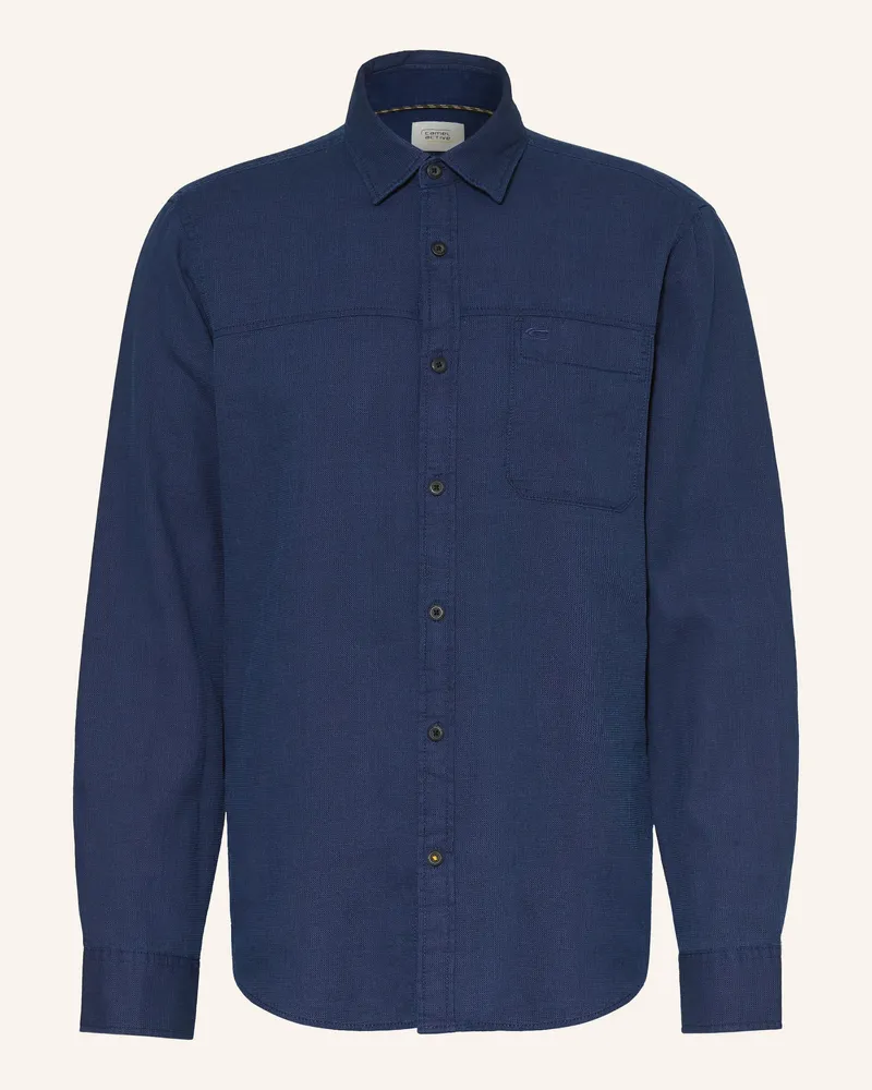 Camel Active Hemd Regular Fit Dunkelblau