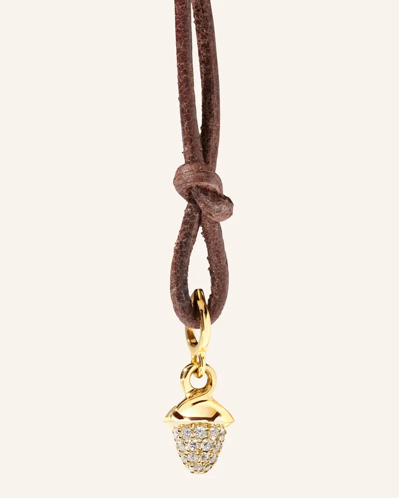 TAMARA COMOLLI Anhänger PENDANT MINIMIKADO DIAMOND PAVÉ 18K Gelbgold Gold