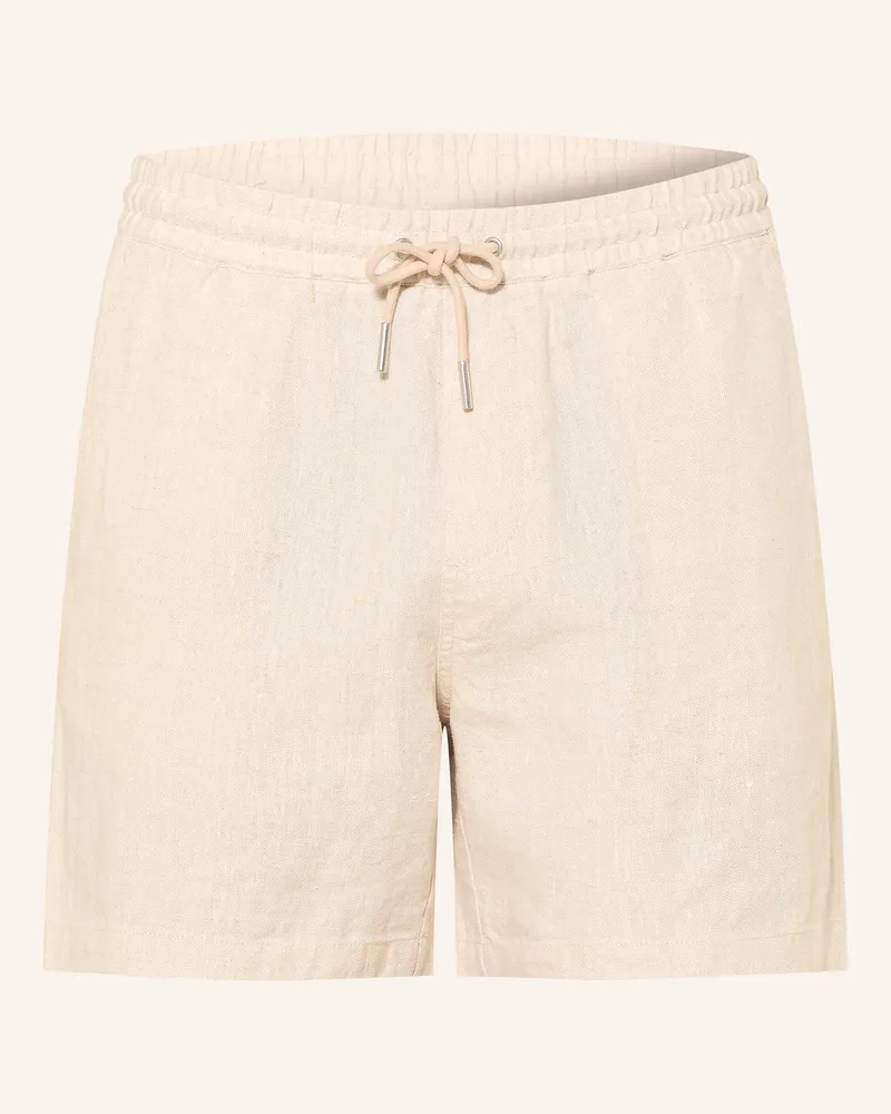 NN 07 Leinenshorts Gregor beige Ecru