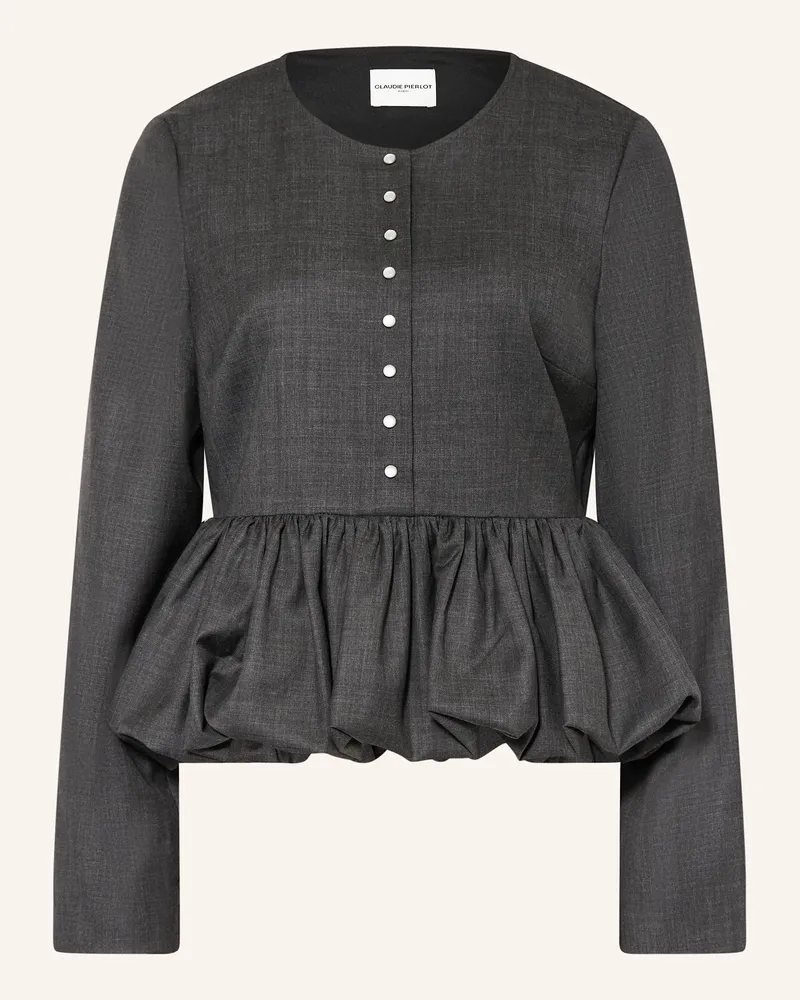 Claudie Pierlot Blusenshirt Dunkelgrau