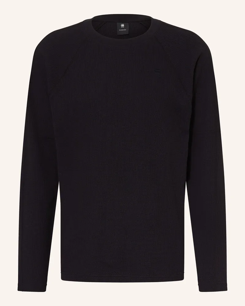 G-STAR RAW Longsleeve Tweeter schwarz Schwarz